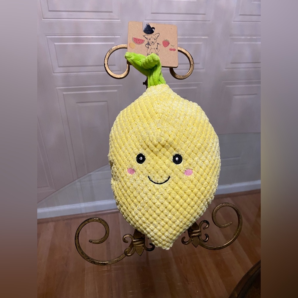 Pally Paws   Lemon 🍋 11” Very Solf Dog Toy With  Squeaker